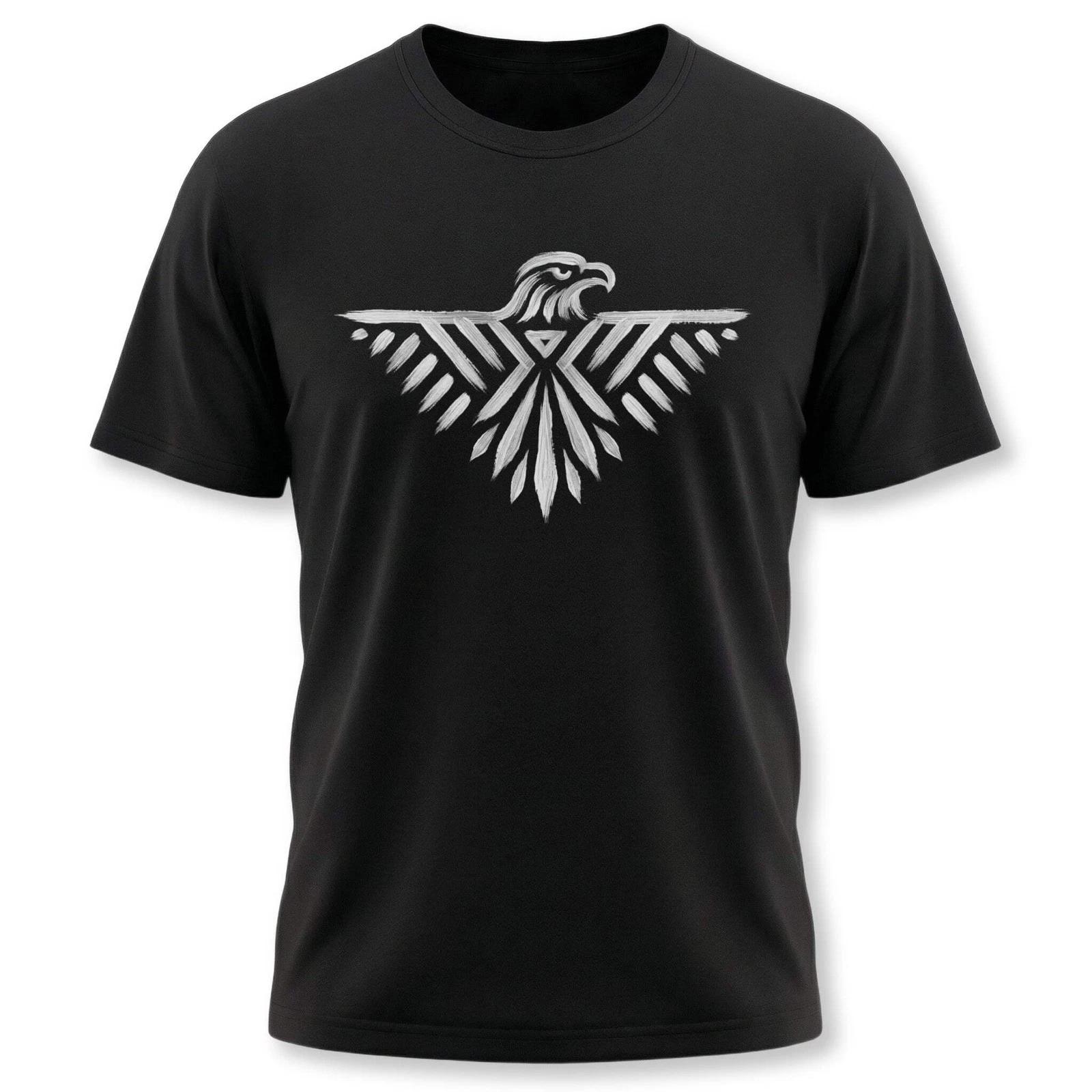 Thunderbird T-Shirt | Native American Geometric Spirit Bird Symbol Tee Shirt XS