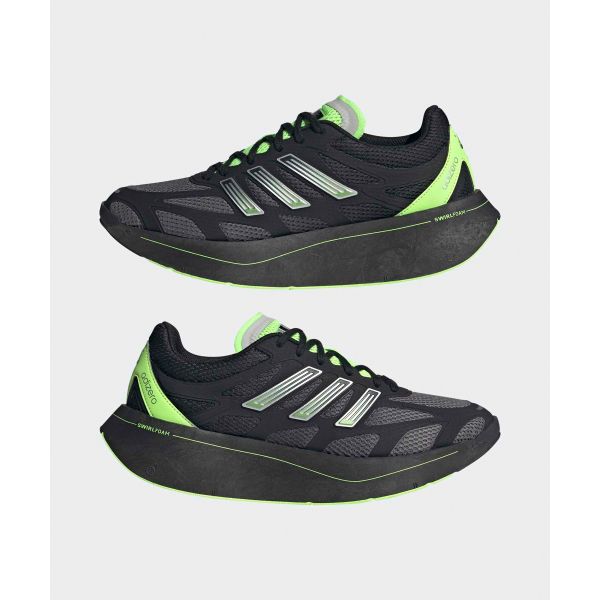 adidas Adizero Aruku Black Signal Green Unisex Sneakers Core-Black Grey-Four JQ8207