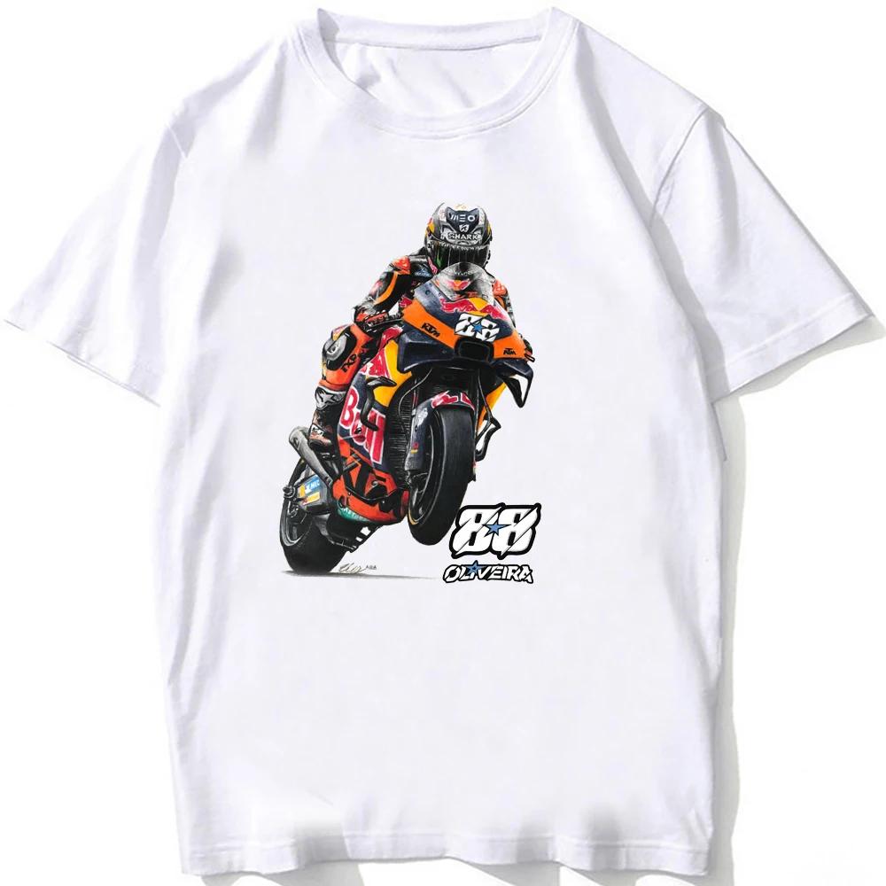 

Miguel Oliveira 88 Race Riding T-Shirt New Men Short Sleeve Hip Hop Sport Boy Casual Tees Motorcycle Riding White Tops 4XL