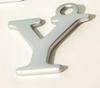 DIY Jewelry Accessories: 26 Alphabet Titanium Steel Pendants for Bracelets, Necklaces, Handmade Charms