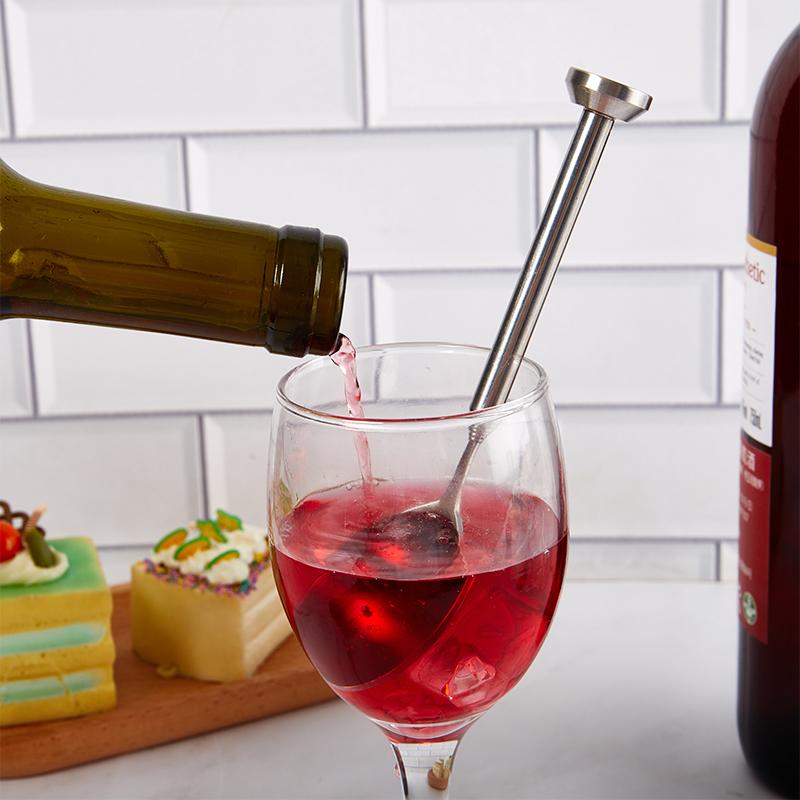 1Pc Stainless Steel Retractable Bar Spoon Bar Tools Bartender Cocktail Mixing Spoon Telescopic Extendable Long Spoon