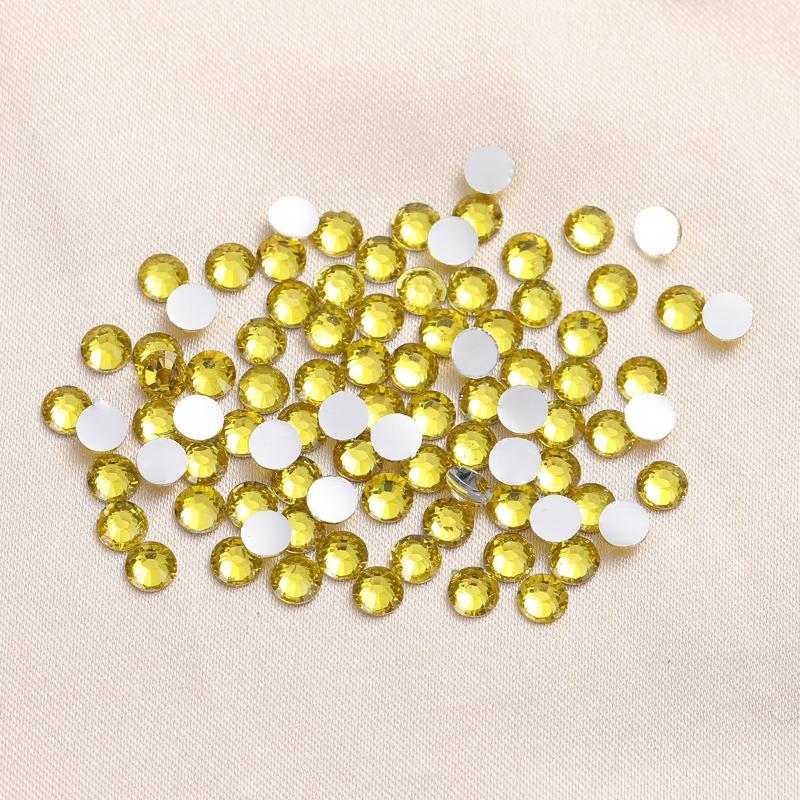 Approx 1000Pcs Resin Flat Back Rhinestones 32 Vibrant Colors Glossy Finish For Nail Art Diy Clothing Jewelry Decor
