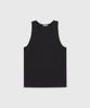 Tire Cotton Modal Sleeveless Top Anthracite