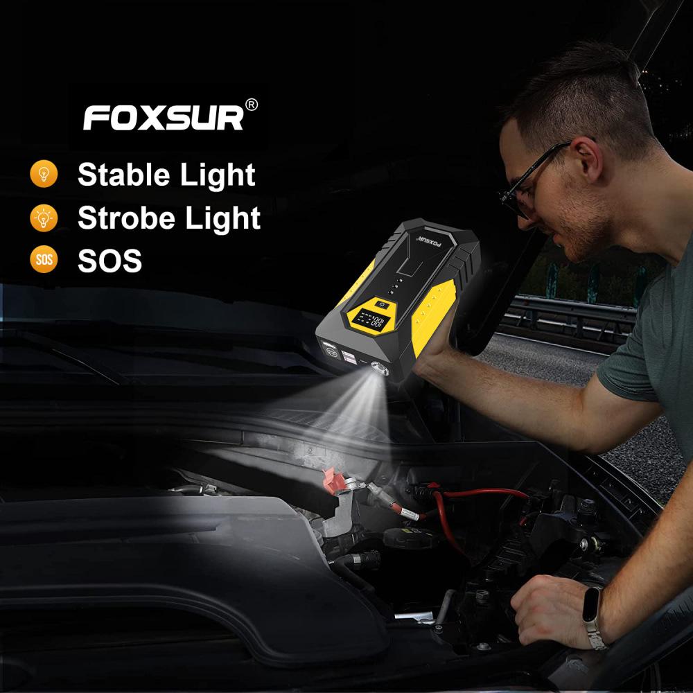 Multifunkční napájecí zdroj pro nouzové startování do auta startovací startér pro auto a motocykl startovací napájecí zdroj