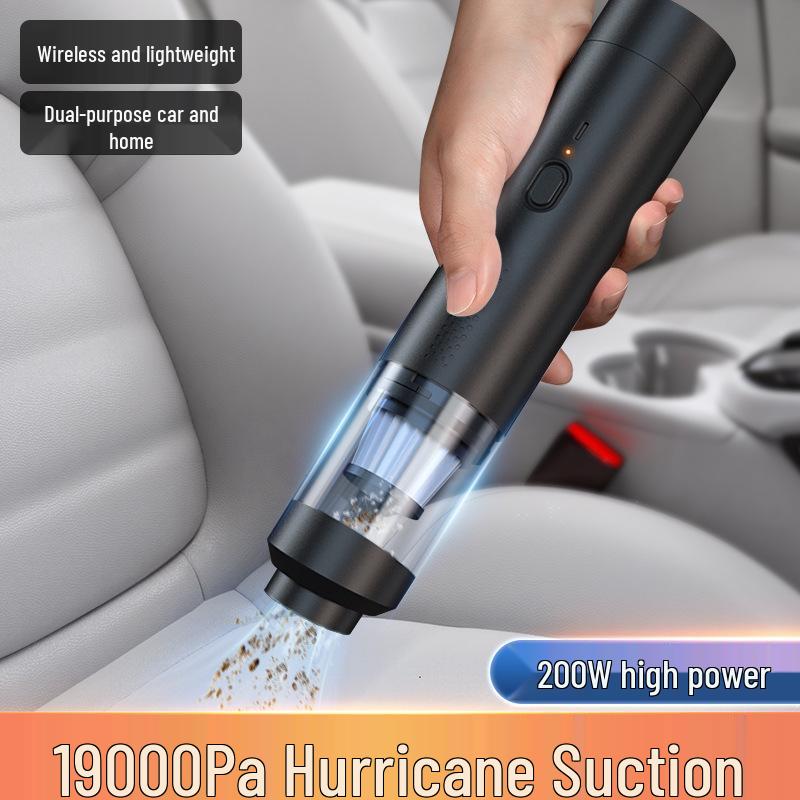 Handheld Cordless Car Vacuum: Dual Suction & Blow, Portable Pet Hair Remover