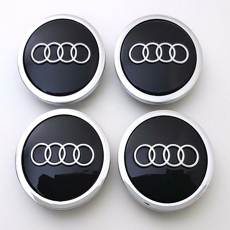 Center For Wheel Cap Car Emblem Badge Logo Cover Hub Grey 4pcsset 69mm