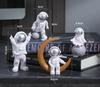 3/4 szt. Figurka Astronauty Statua Figurka Kosmonauta Rzeźba Edukacyjna Zabawka Dekoracja Biurka Domu Model Astronauty Dla Dzieci Prezent