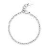 Jbans Classic 4-Flat Round Surgical Steel Chain Bracelet (C2201-Ac882_Sv)
