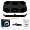For PS5 Controller Dual Charging Base RGB Fast Charging Station for PS5 Dual Wireless Gamepad Handle Charger Stand
