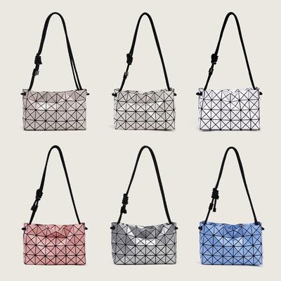 Borsa Tofu Giapponese a Vita Borsa Geometrica a Diamante con Coulisse Borsa alla Moda Semplice Monospalla a Tracolla