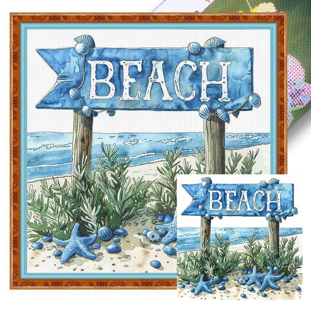 Scenery Printed Cross Stitch Kit DIY 11CT Embroidery Craft Set Home Decor
