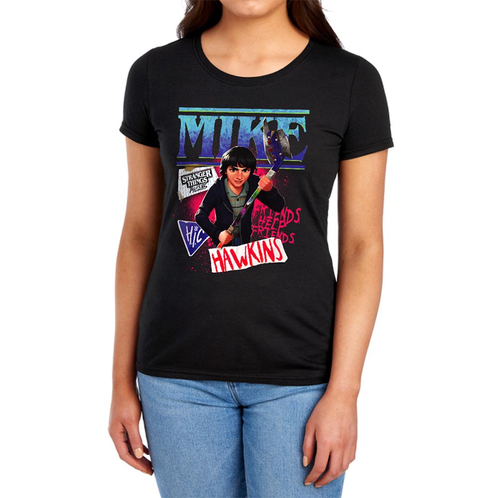 Stranger Things: Tales from Â´85 Womens/Ladies Mike Capped Sleeved T-Shirt