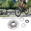 Fahrradkassette 7-fach Edelstahl Aluminiumlegierung Geräuscharm Fahrradkassette Ritzel für Brompton C T Pline
