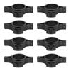 50pcs Electric Fence Insulators Pulse Electric Fence Terminal Rod Insulators with 3.2cm Hole for Farm