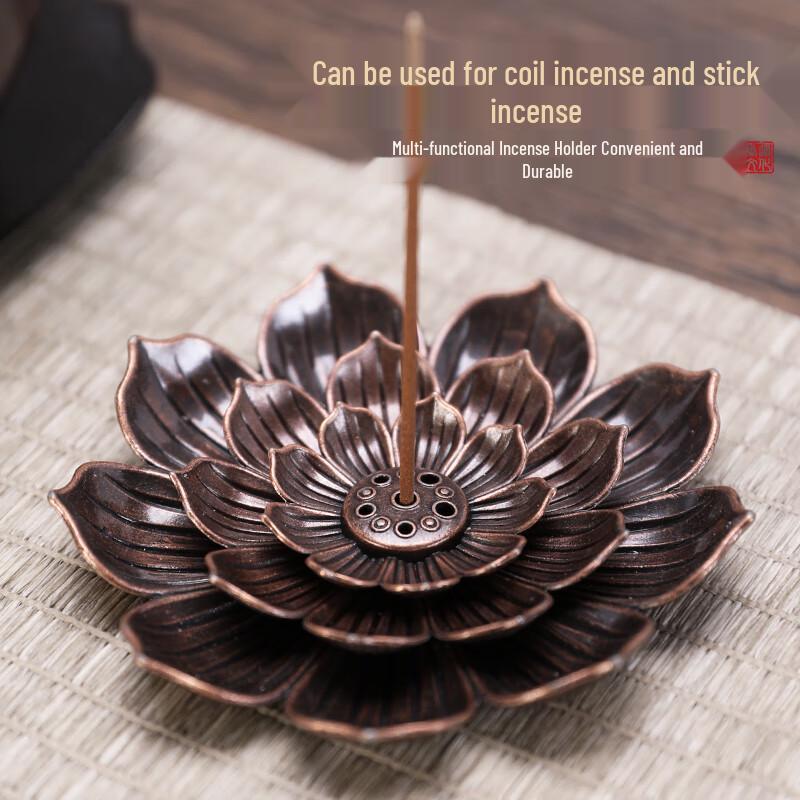 Lotus Incense Holder with Ash Tray