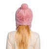 Luxurious Women's Faux Fur Winter Hat with Ear , Warm and Stylish, Perfect for Cold , One Size Fits All