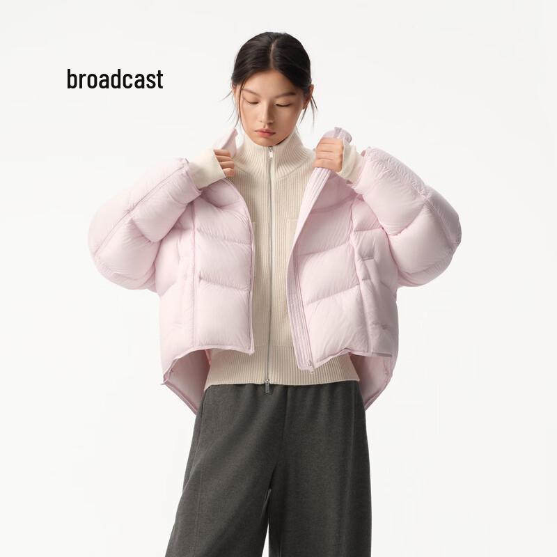 Broadcast Women's Hooded Short Goose Down Jacket