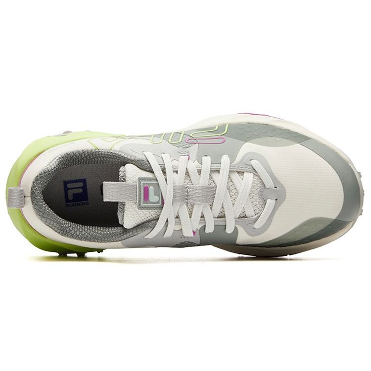 Fila Athletics Comfortable Thick Sole Low Top Casual Running Shoes Women Sneaker Gardenia-White A12W112206FWA