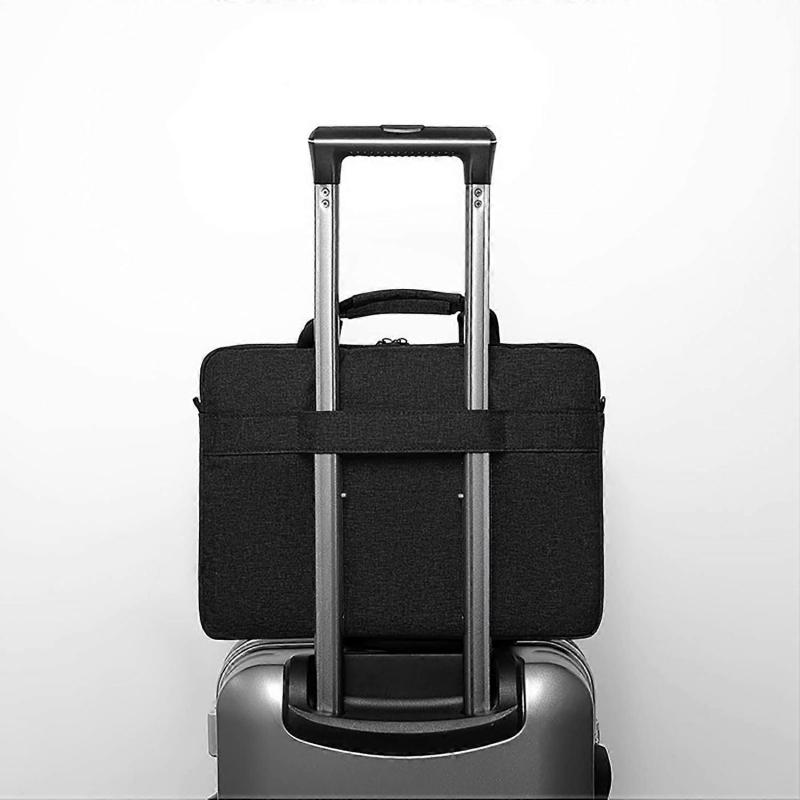 Laptop-Aktentasche für Männer und Frauen, 15,6 Zoll Umhängetasche, Wasserdichte Business-Messenger-Tasche für Reisen und Schule