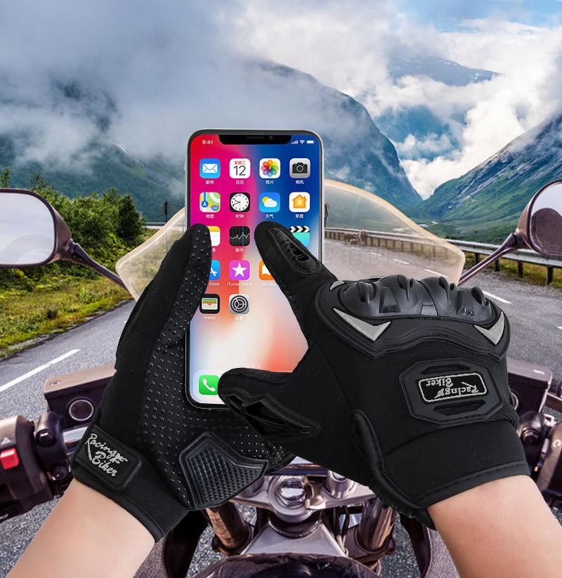 Unisex Summer Cycling & Motorcycle Half-Finger Breathable Gloves with Touchscreen Compatibility