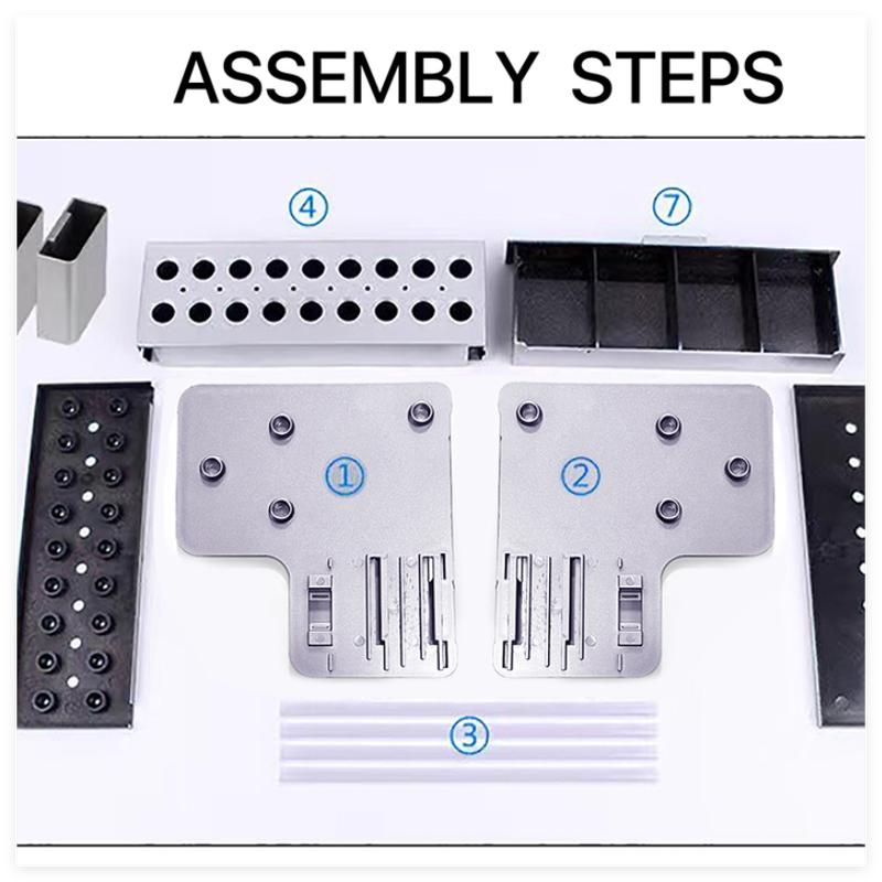 9IMOD Multifunctional Screwdriver Storage Rack Holder Desktop Stand for Hex & Cross Screw Drivers RC Repair Tools Organizer Kit
