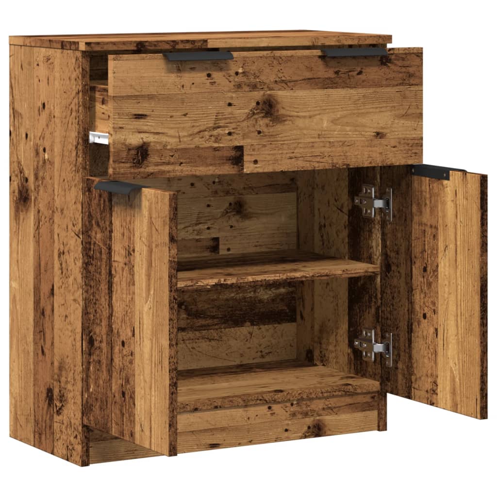 Vidaxl Szafka, Stare Drewno, 60X30X70 Cm, Materiał Drewnopochodny