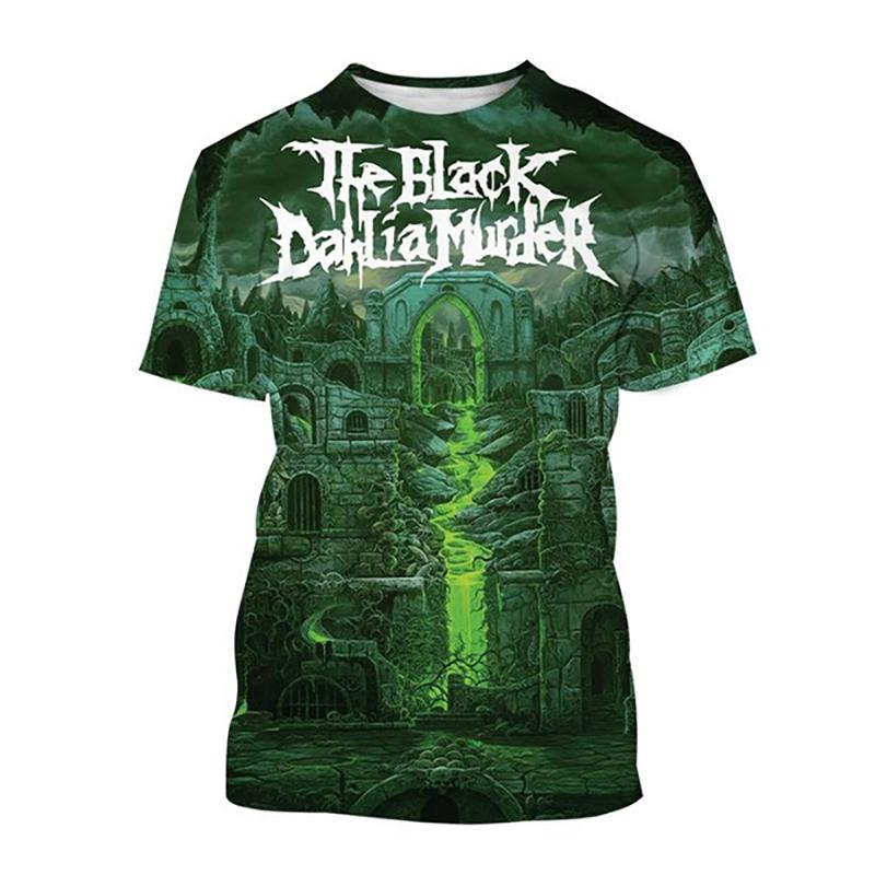 Neue T-Shirts The Black Dahlia Murder Band 3D-Druck Streetwear Herren Damen Mode Kurzarm T-Shirt Kinder Tees Tops Herrenbekleidung