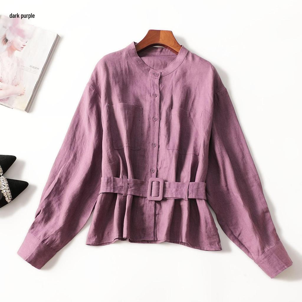 Autumn Long Sleeve Mid-Length Women's Shirt