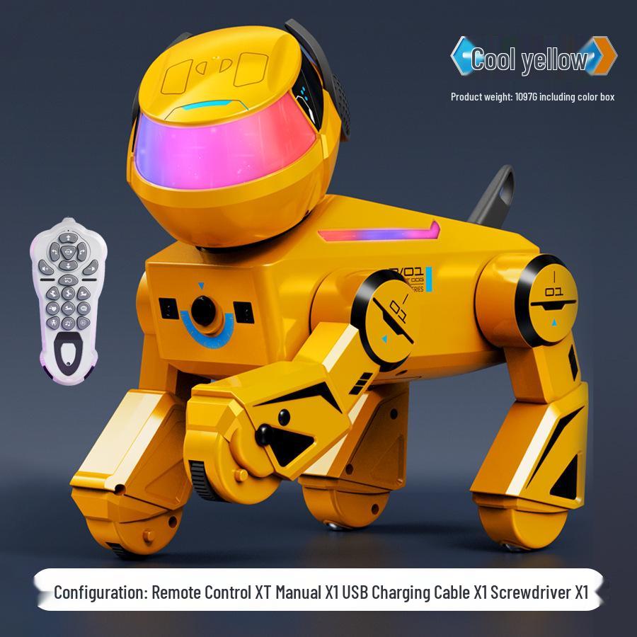 

Розумний Робот-Собака з Пультом Дистанційного Керування - Інтерактивна Електрична Іграшка для Дітей