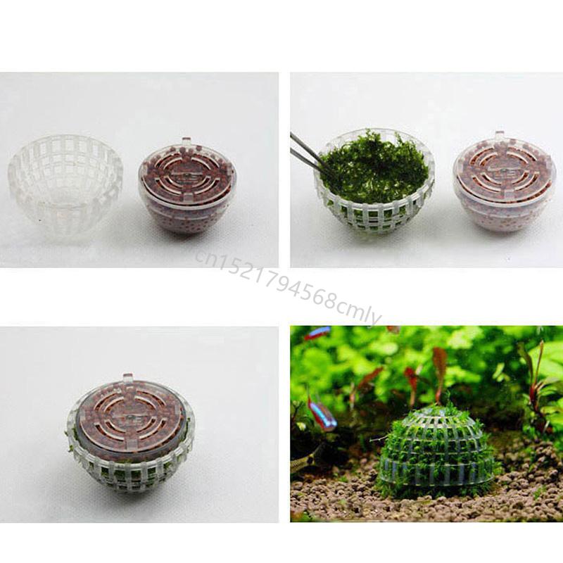 Natural Mineral Aquatic Moss Ball for Aquarium Crystal Red Shrimp Fish for Tank 6XDE