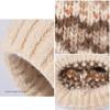 Winter Coldproof Warm Knitted Hat Ear Protection Hat Women's Fur Ball Wool Hat