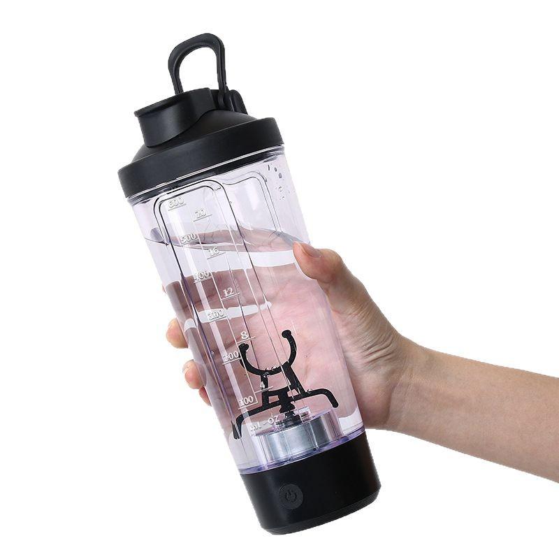 Portable Electric Protein Shake Cup with Automatic Mixing for Sports and Milkshakes
