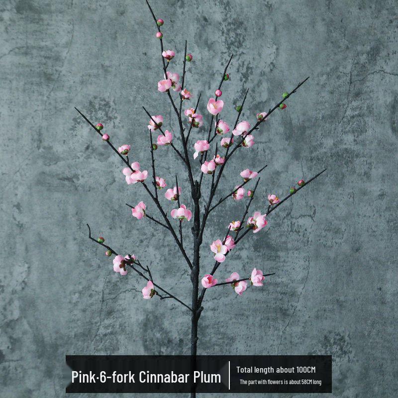 Artificial Plum Blossom Tree Branch Ornament - Ancient Style Indoor Decor and Dance Prop