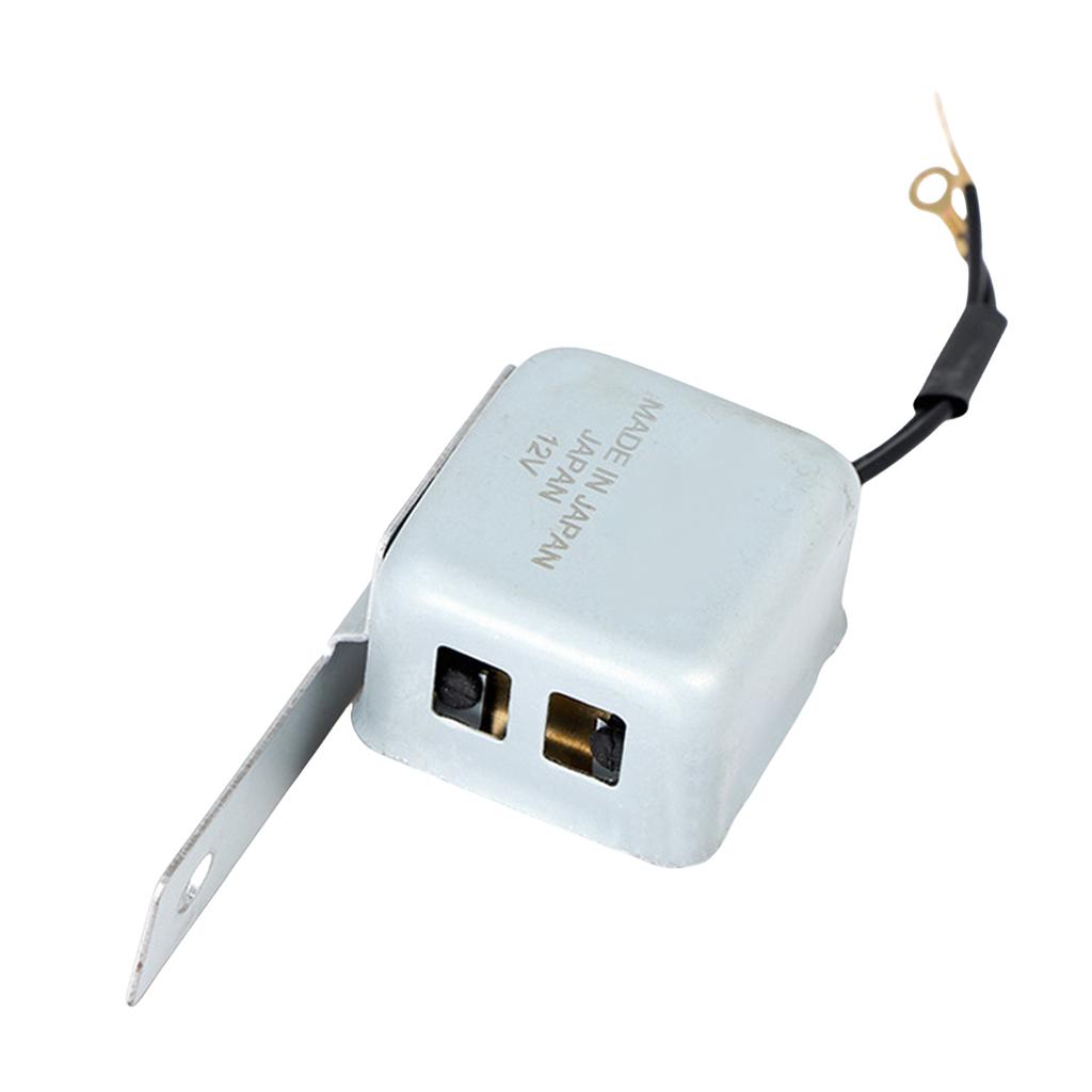 Motorcycle Turn Signal Buzzer Alarm for Cross Cub CC110 12V Electronic Turn Signal Buzzer Beep Relay with Mount Bracket