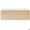 Solid Pine Wooden Box with Lid and Handles vidaXL