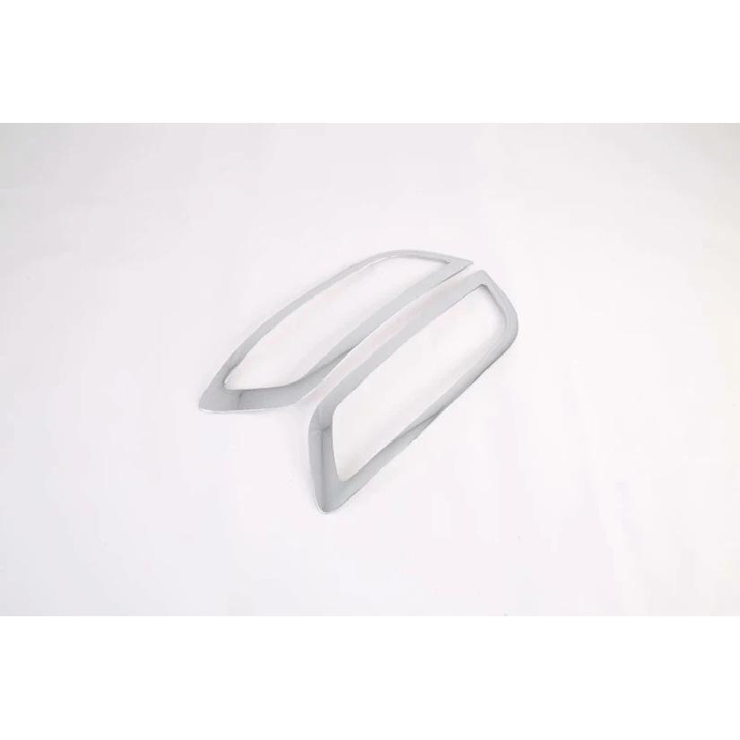 For Hyundai Venue     Car Accessories ABS Chrome Front Fog Light Lamp Cover Trim Molding Bezel Garnish Sticker