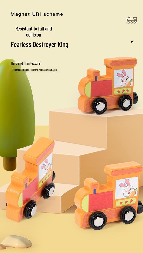 Magnetic Number Train Educational Toy for Ages 3-6: Early Learning Puzzle Blocks