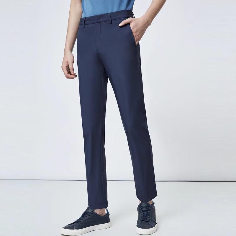 EVE Men's Business Casual Straight Leg Trousers
