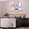 10 Meters / Roll 3D Self-adhesive Thicken Waterproof Wallpaper Linen Textured Pure Color Home Decorative Refurbished Sticker