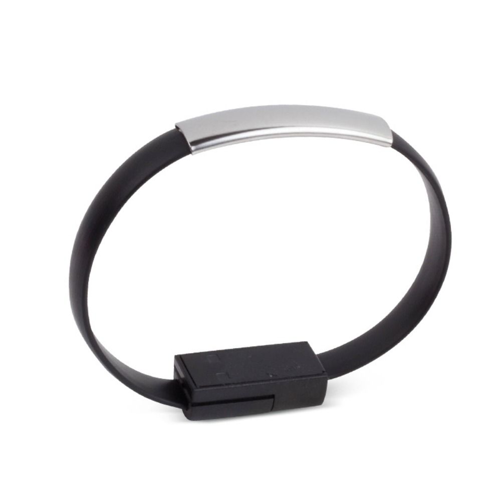 

Кабель для зарядки данных Браслет Браслет-браслет Кабель для быстрой зарядки Мобильный телефон Линия передачи данных Black-Micro