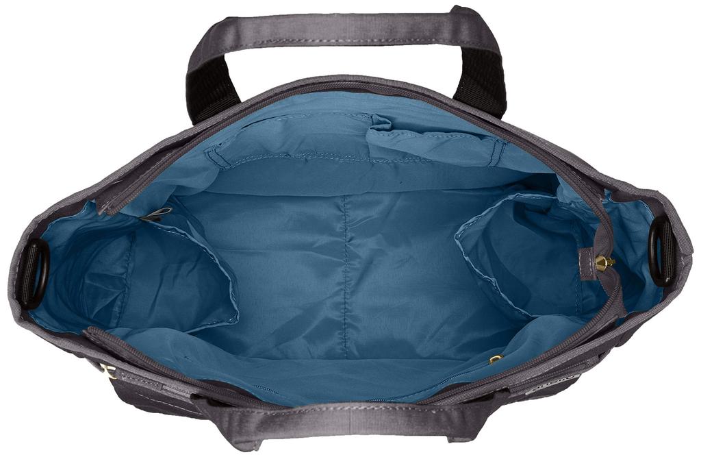 Sac fourre-tout à bandoulière Anello Grande GU-H2316 SPS Léger Repousse-l'eau Polyester Chiné 2 voies, Gris