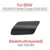 For BMW E92 E93 Car Front Bumper Headlight Washer Spray Cover Cap Accessory For BMW 3 Series Coupe 318 320 328 330i 20107-2013