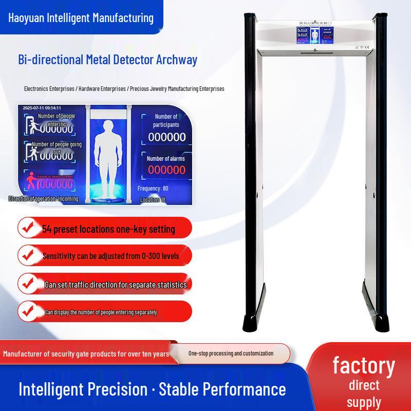 Two-Way Security Exam Room Mobile Phone Detector Gate with Electronic Precious Metal Detection