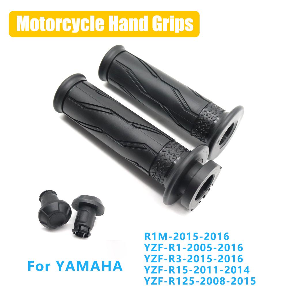 For Yamaha R1M YZFR1 YZFR3 YZFR15 YZFR125 YZF R1 R3 R15 R125 Motorcycle Rubber Handle Grips Handle Throttle Handlebar