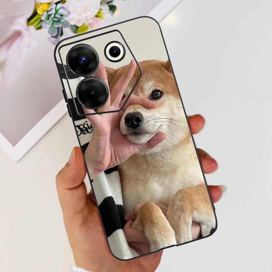 For Tecno Camon 20 Pro 5G Case Marble Cover For Tecno Camon 20 Bumper Soft Silicone Phone Cases For Camon20 Pro CK8n CK7n Fundas