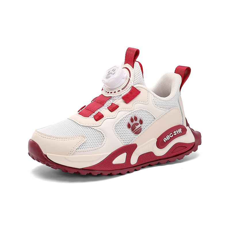 Children Running Shoes Spring Mesh Breathable Outdoor Casual Shoes Fashion Non Slip Wear-resistant Low Top Sports Shoes for Kids