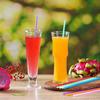 100pcs 25cm Disposable Plastic Straw Stretchable Artistic Curved Straw for Juice Beverage Soda Restaurant Tableware Accessories