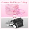 Mesh Shower Caddy Bag Portable Drawstring Bathroom Organizer College Dorm Shower Bag for Gym Swimming Travel Camping