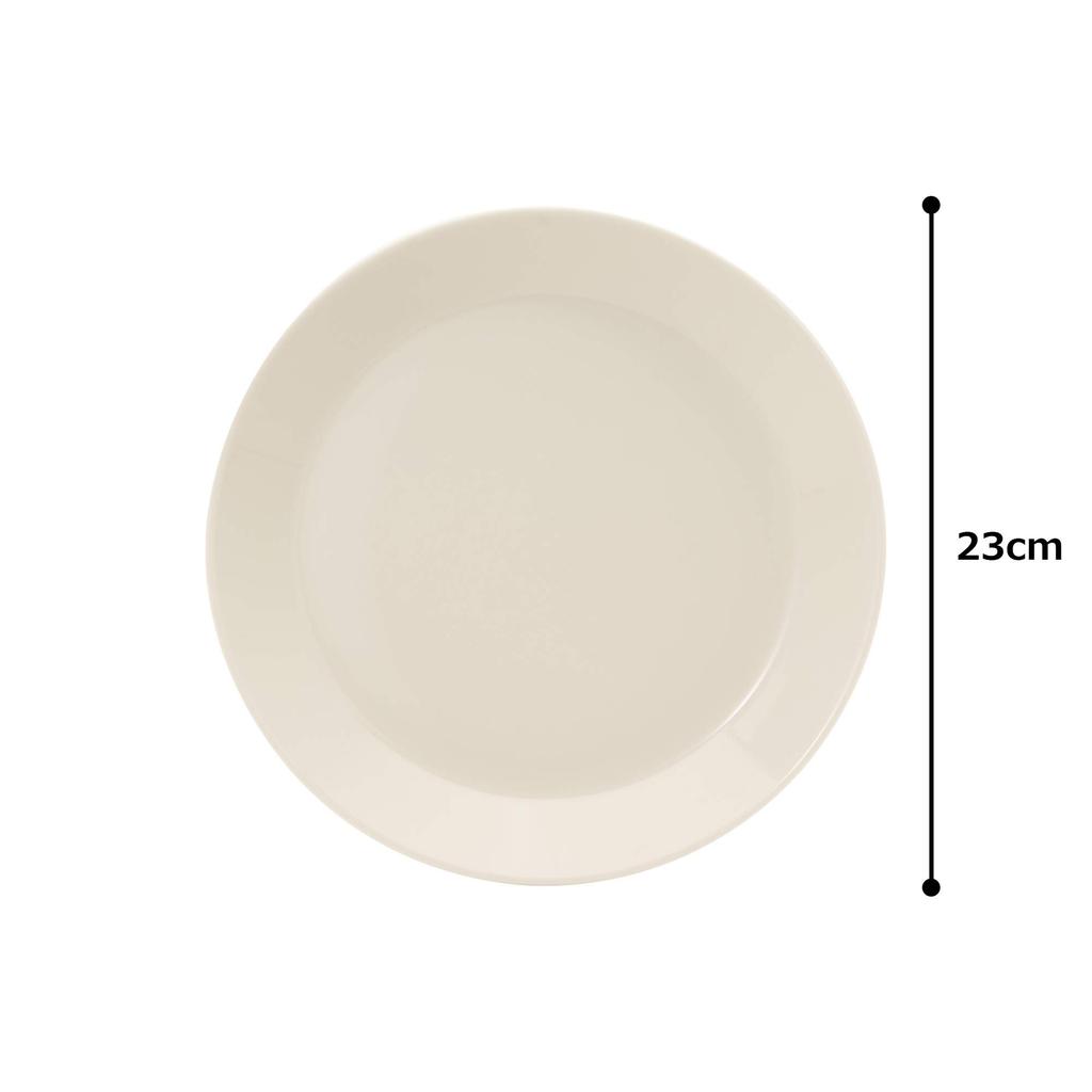 Iittala Porcelain Teema Plate Flat, White, 21cm