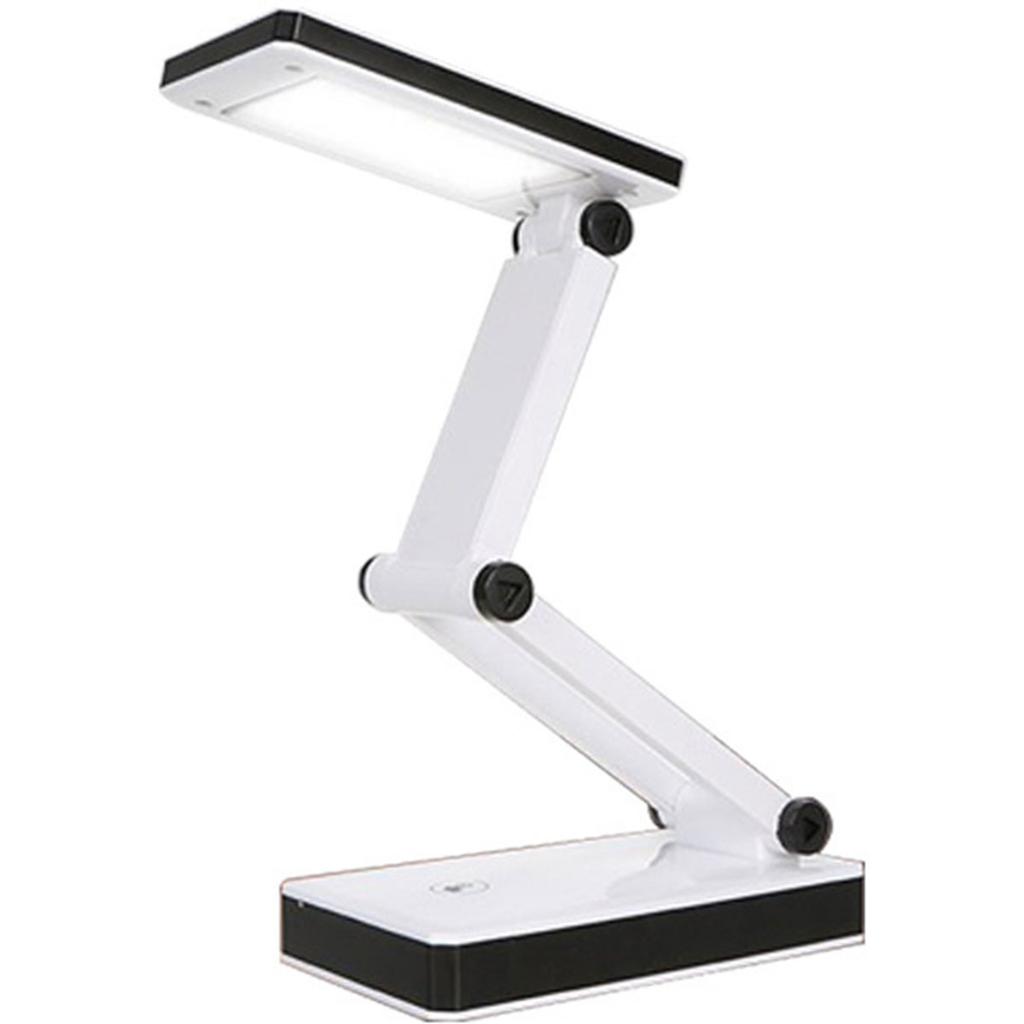 Foldable Desk Lamp Portable Compact Reading Lamp Usb/ Battery Powered Desk Light Touch Switch Control Dimming Eye Care Book Lamp